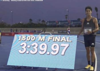 Pedro Marín, primer colombiano que baja 3:40 en 1.500