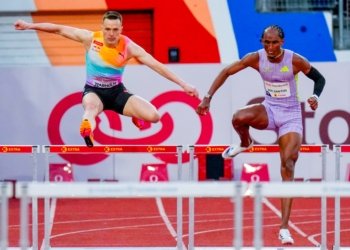 Alison volvió a superar al recordman del mundo, ahora en Oslo