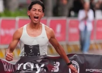 Gran debut en ruta del juvenil Edward Márquez con marca sudamericana