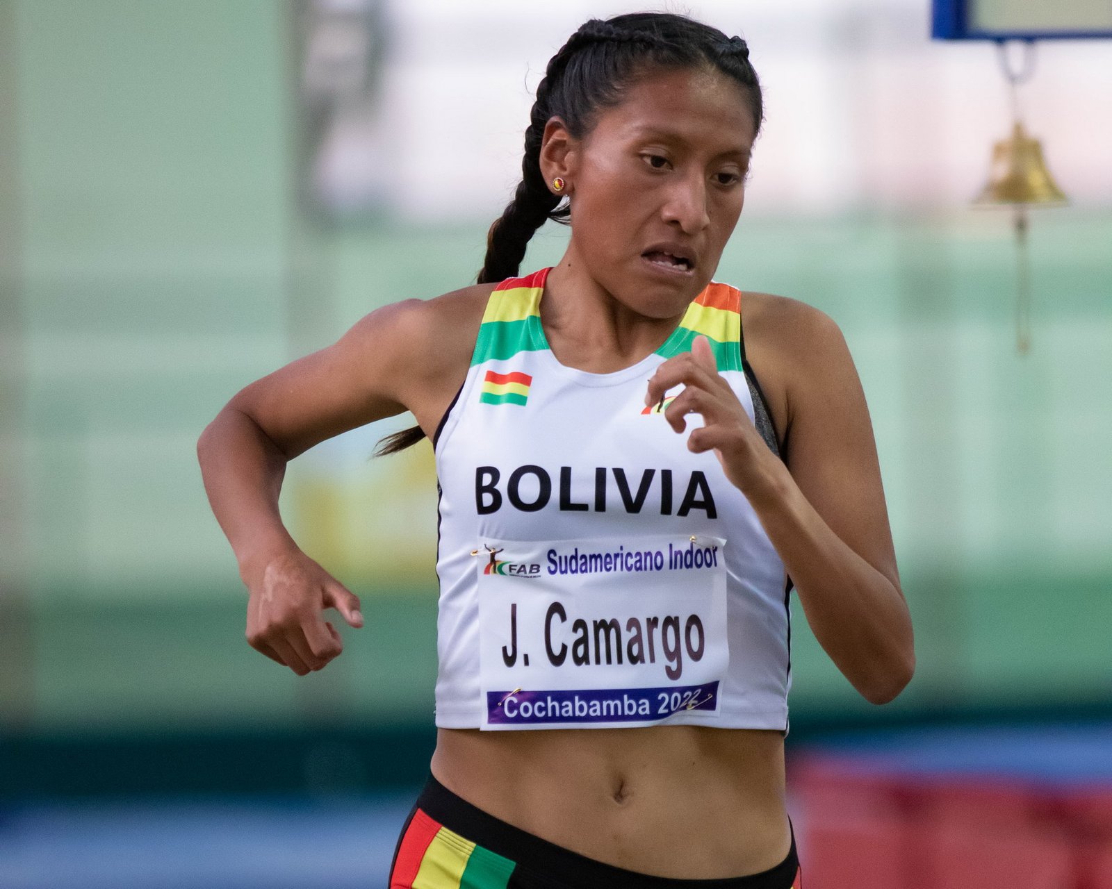 Triplete de Jhoselyn Camargo y buenas marcas en velocidad en el Nacional de Bolivia