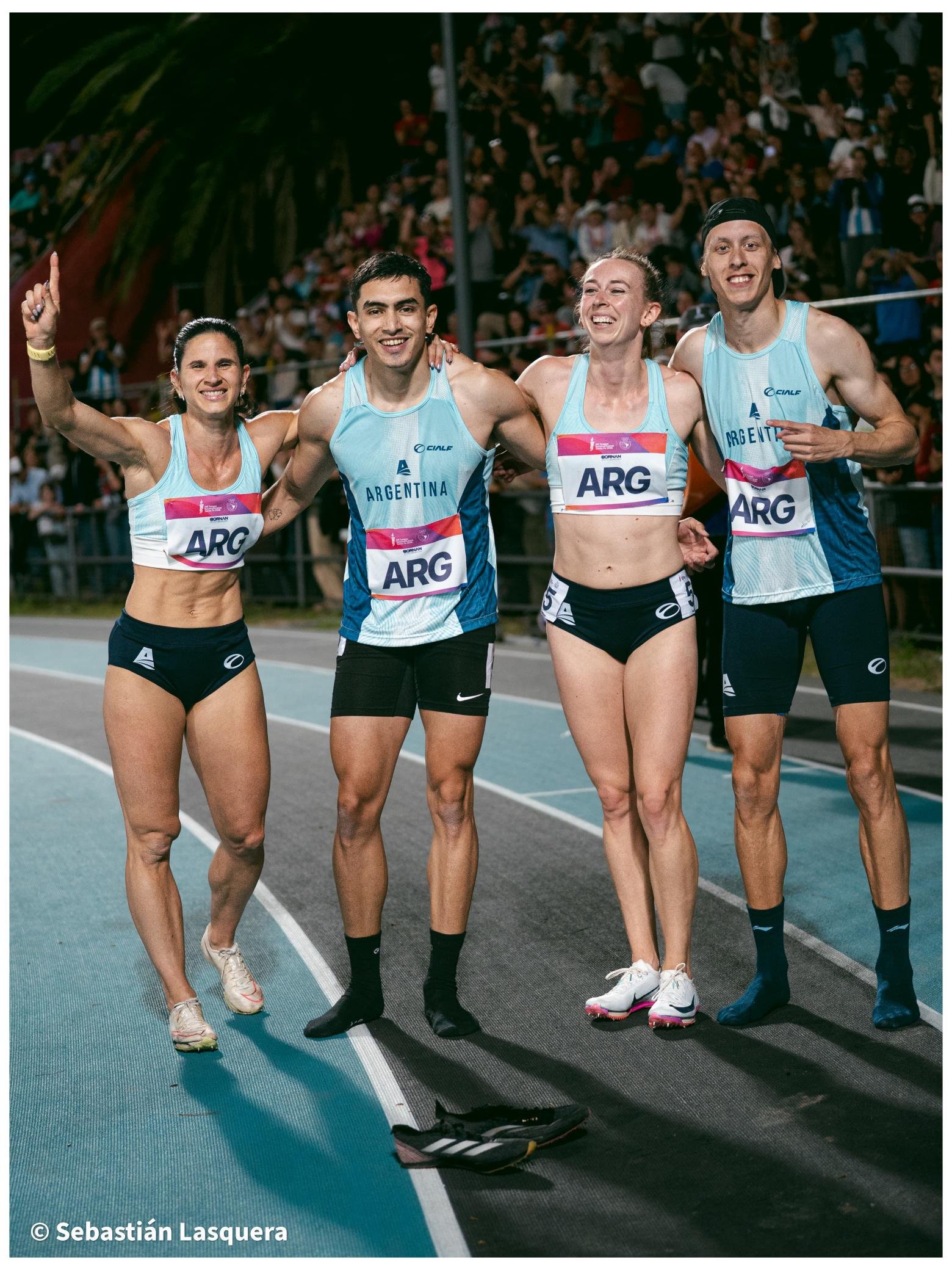 El tercer oro argentino y el gran espectáculo de la 4×400 mixta