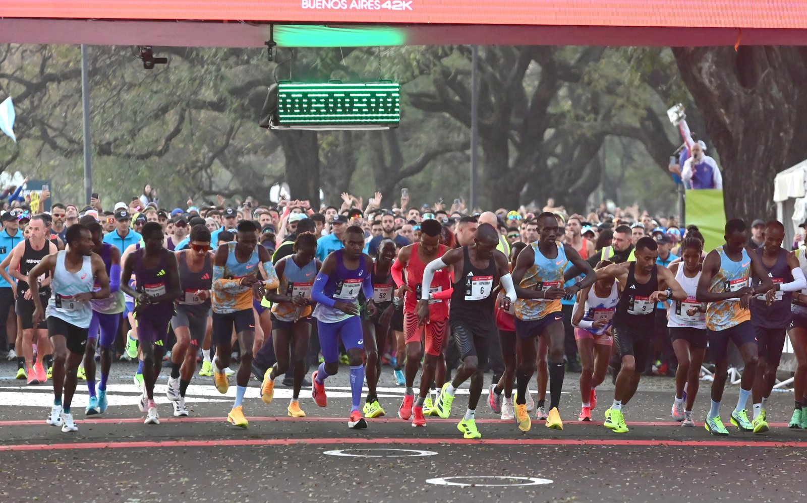 Los fondistas de Kenia dominaron el Maratón de Buenos Aires