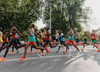Copenhague y los animadores del Mundial de medio maratón (hombres)