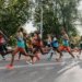Copenhague y los animadores del Mundial de medio maratón (hombres)