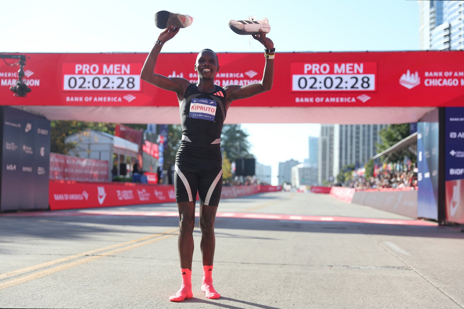 Kipruto y Feysa ganaron el maratón de Chicago, van der Hock y Aldana fueron los mejores sudamericanos