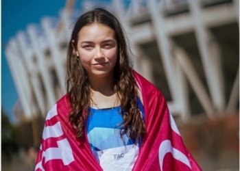 La argentina Olivia Conesa brilló en la apertuar de los Juegos de la Araucania