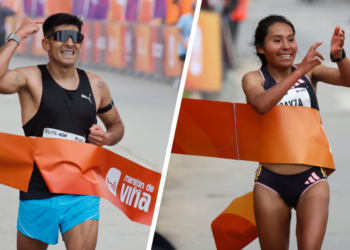 Mario Rivas y Aydé Loayza vencieron en el maratón de Viña del Mar
