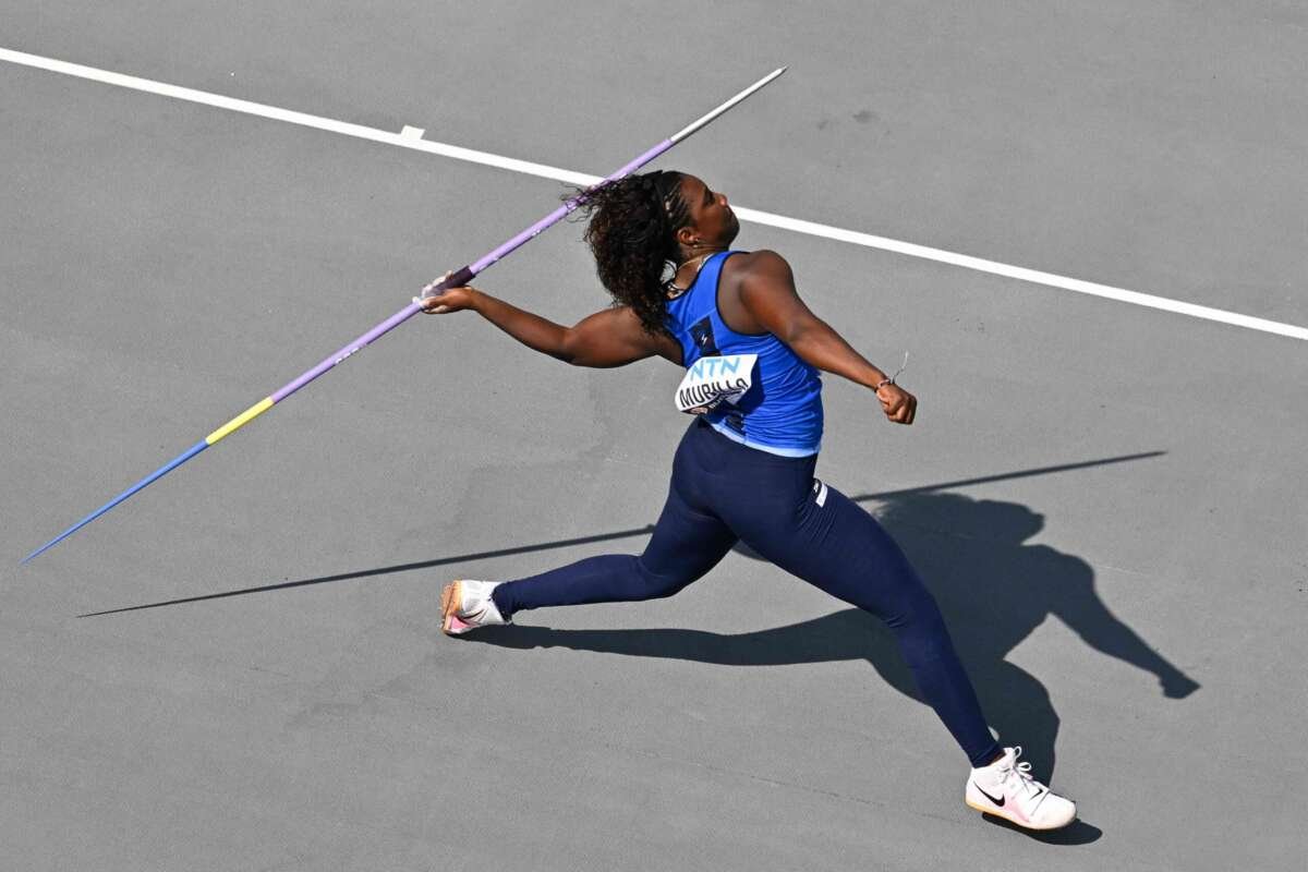 María Lucelly Murillo obtuvo la prueba de jabalina en los Juegos de Colombia